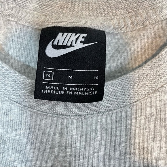 Nike Grey Sleeveless Cotton Striped Romper Size Womens Medium Retail $65 - Picture 7 of 9